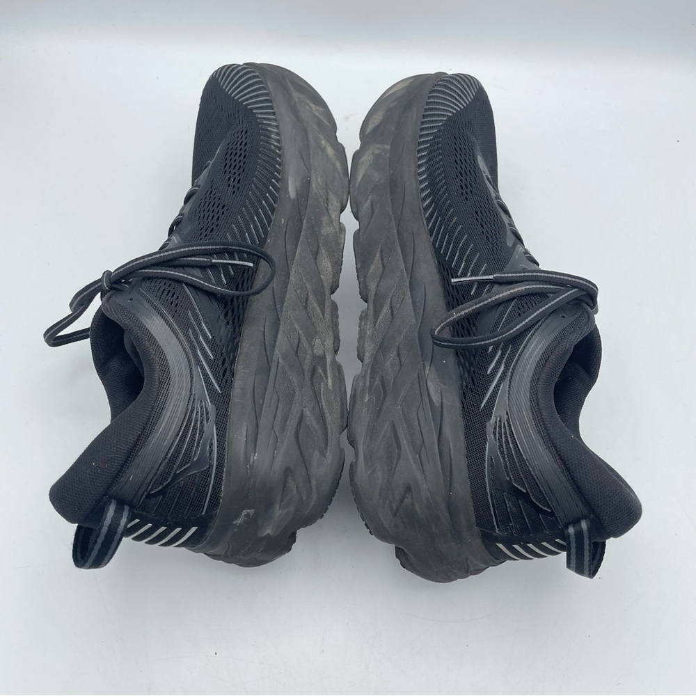 Hoka One One Black Athletic Shoes with Cushioned Sole and Breathable Mesh - Picture 6 of 10